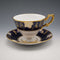 British Vintage Royal Crown Derby “Vine Cobalt” Cup & Saucer ②