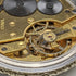 Antique good working Cima gold-plated flower engraving case pocket watch