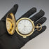 Around 1918 Antique Le Phare minute repeater & chronograph pocket watch gold plated hunter case refurbished