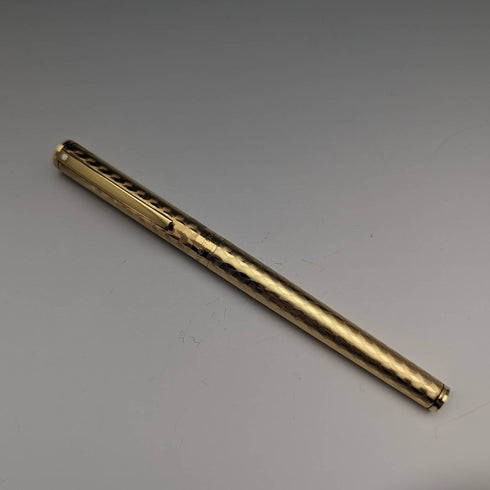 US Vintage Sheaffer Fountain Pen Gold Plated Fountain Pen and Ballpoint Pen Set with Case