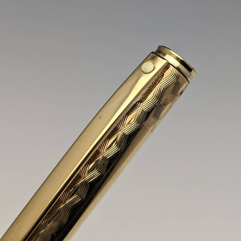 美國復古犀飛利鋼筆鍍金鋼筆和圓珠筆套裝帶盒