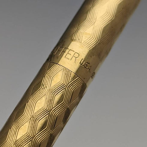 美國復古犀飛利鋼筆鍍金鋼筆和圓珠筆套裝帶盒