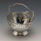 Cesta de azúcar de plata de ley vintage británica de 1929, 100g, Walker and Hall