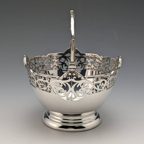 1929 年英國復古純銀糖籃 100 克 Walker and Hall