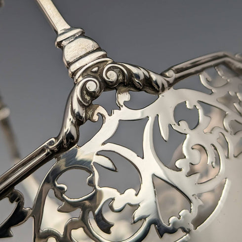 1929 年英國復古純銀糖籃 100 克 Walker and Hall