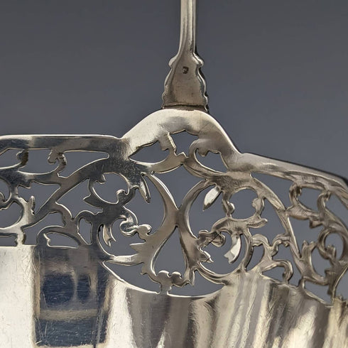 Cesta de azúcar de plata de ley vintage británica de 1929, 100g, Walker and Hall