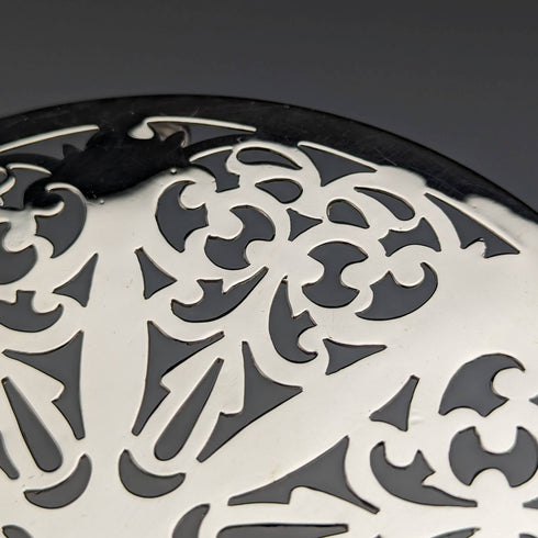 1920年頃 英国アンティーク シルバープレート製 ティーポットコースター