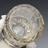 1910 British antique pure silver lid cut glass jar JH Worrall and Son