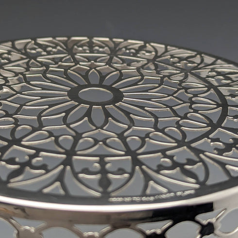 1923年 英国アンティーク シルバープレート製 ティーポットコースター