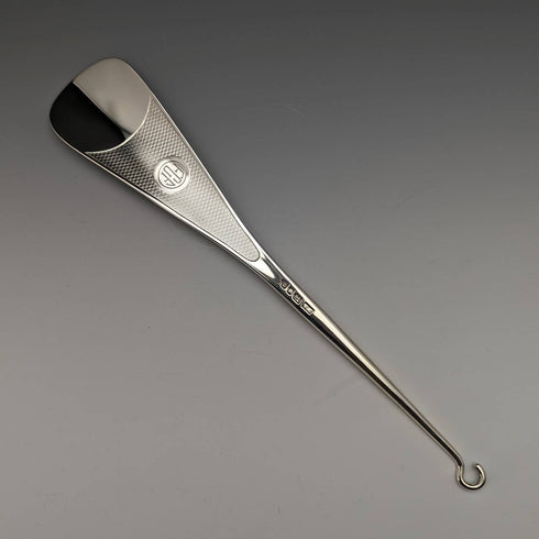 1930年 英国ヴィンテージ 純銀製シューホーン&ボタンフック Mappin and Webb