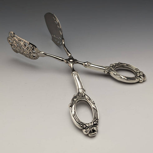 古董纯银手柄蛋糕夹 WEB Silver Company