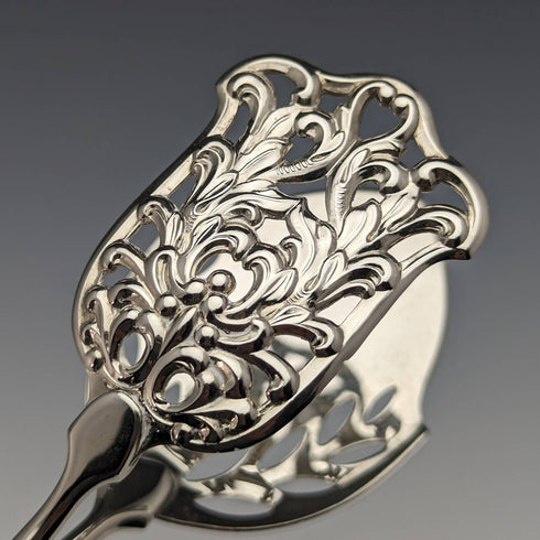 古董纯银手柄蛋糕夹 WEB Silver Company