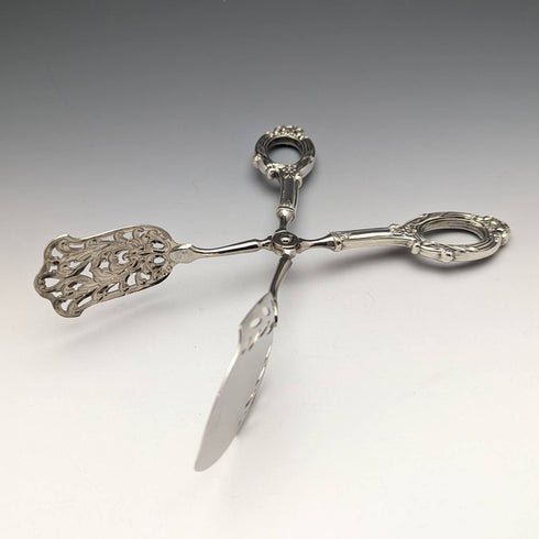 古董纯银手柄蛋糕夹 WEB Silver Company