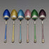 1929년 영국 빈티지 순은 티스푼 6본 세트 (케이스 포함) - Mappin and Webb