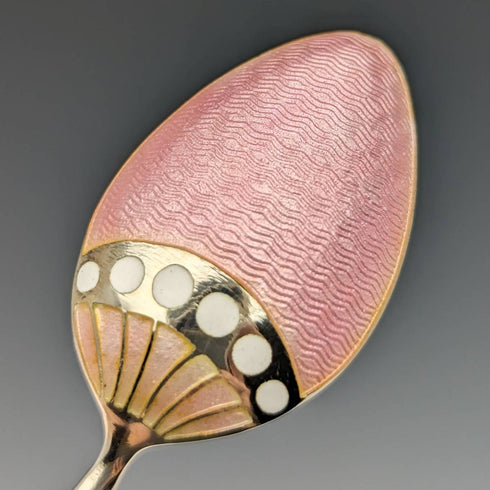 1929年 英国ヴィンテージ 純銀製ティースプーン6本セット ケース入り Mappin and Webb