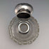 1908 British Antique Cut Glass Perfume Bottle Sterling Silver Lid Levi & Salaman