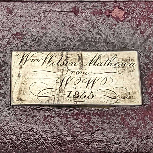 1854年 英国アンティーク 純銀製クリスニングカトラリーセット ケース入 George Willaim Adams