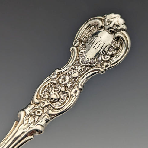 1854年 英国アンティーク 純銀製クリスニングカトラリーセット ケース入 George Willaim Adams