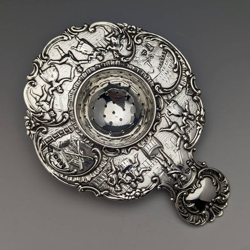 1900 年英國古董純銀濾茶器 65 克