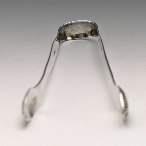 Pinzas para azúcar de plata de ley, antiguas, británicas, 1791, 26g, Samuel Godbehere