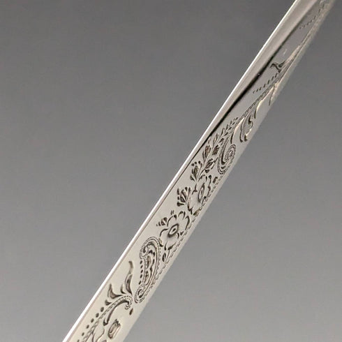 Juego de cubiertos de postre de nácar, antigüedades británicas de 1909, en estuche, Josiah Williams