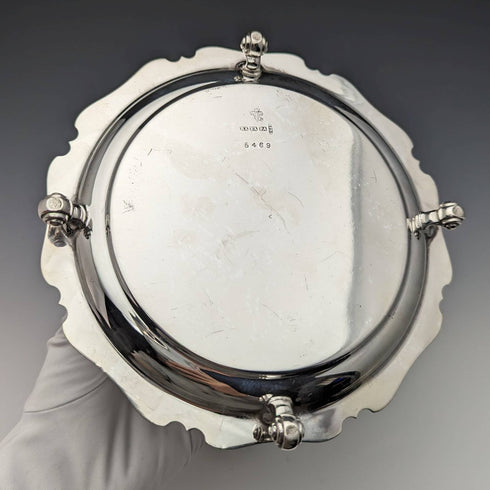 英国アンティーク シルバープレート製 ビスケットバレル Henry Atkins