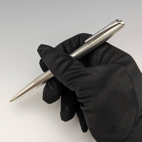 1981 年英國復古 Yard O 紅色純銀圓珠筆(帶盒)