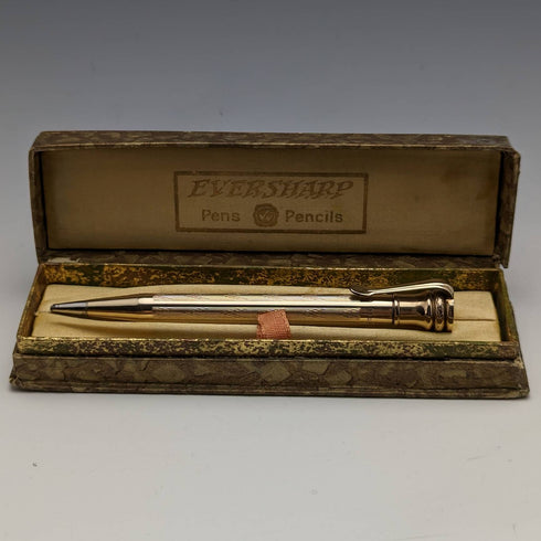 英國復古 Eversharp 鍍金自動鉛筆(帶盒)