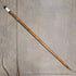 Swiss Made Antique Hiking Stick Cane with Fur Handle 82cm