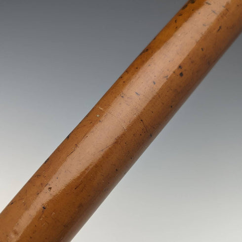 1890 年英國古董男士手杖純銀圓形手柄 91 厘米