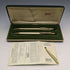 Vintage Cross (CROSS) gold-filled ballpoint pen and pencil set in case