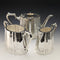 Around 1880 English antique silver plated teapot 3-piece set Cooper Brothers