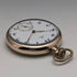 circa 1930 vintage omega pocket watch gold plated open face working well
