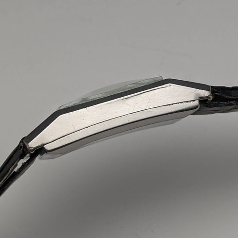 英国ヴィンテージ ベンソン 合金レクタンケース 腕時計 動作良好