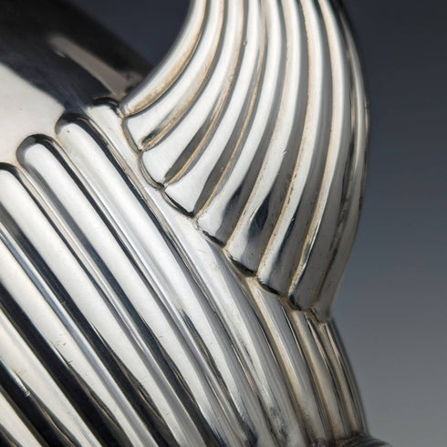 1921 年英國古董鍍銀茶壺 4 件套亨利·阿特金斯