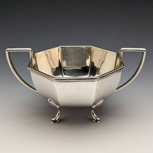 约1930年 英国古董镀银茶具五件套 Harrison Fisher