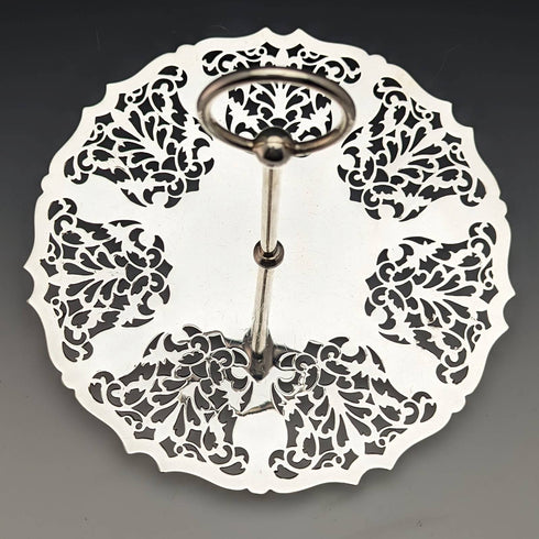 1922年頃 英国ヴィンテージ シルバープレート製 ケーキスタンド Mappin and Webb