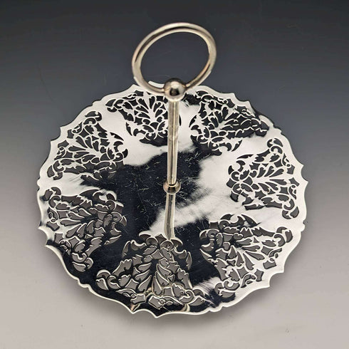 1922 年英國復古鍍銀蛋糕架 Mappin 和 Webb