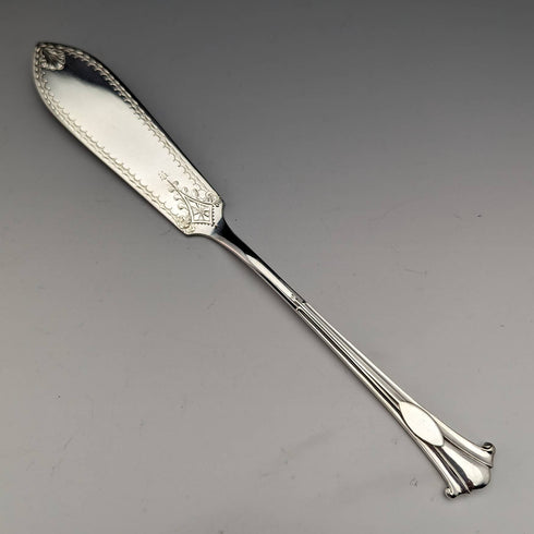 1885年頃 英国アンティーク シルバープレート製 フィッシュカトラリー6ペアセット Mappin and Webb