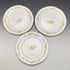 1940s British Gladstone teacup trio 3 sets