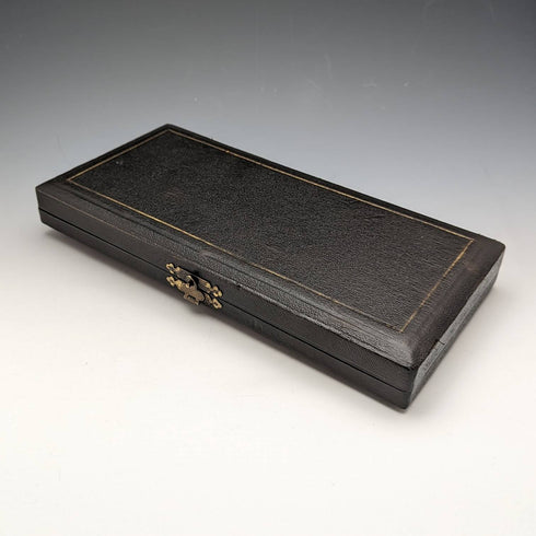 1900年頃 英国アンティーク シルバープレート製 ベリーサービングスプーン ペア ケース入