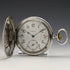 Around 1928 Antique Longines pocket watch Engraved silver side hunter case Works well