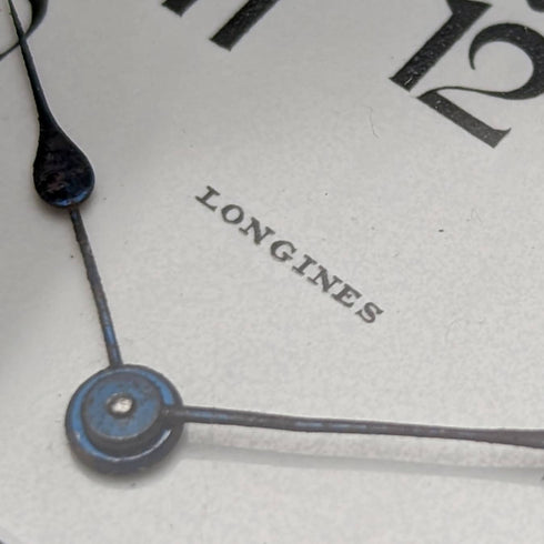 Around 1928 Antique Longines pocket watch Engraved silver side hunter case Works well