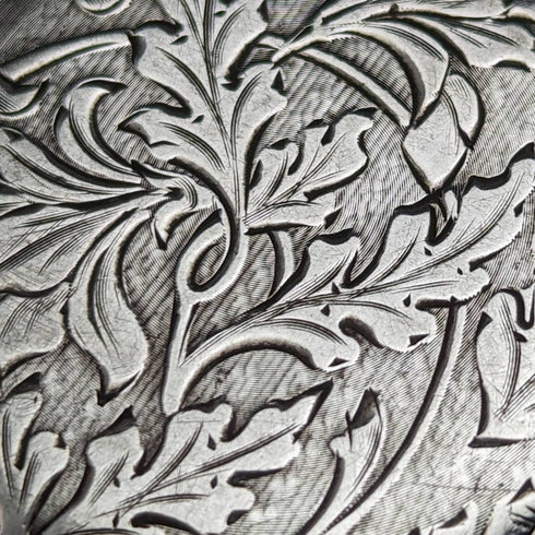 Around 1928 Antique Longines pocket watch Engraved silver side hunter case Works well