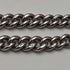 Cadena doble Albert de plata esterlina, antigüedad británica de alrededor de 1900, 34 g, con dije de borla