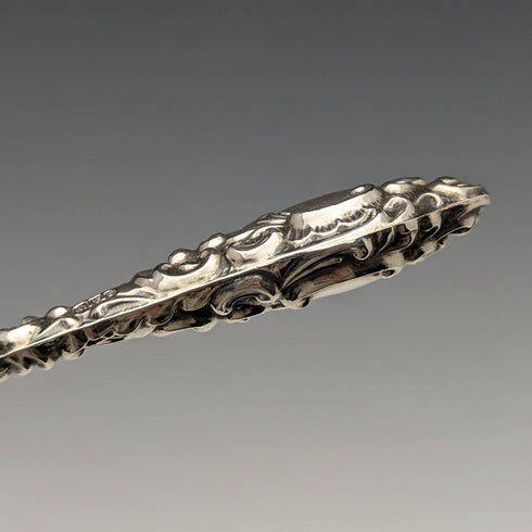 1907年 英国アンティーク 純銀ハンドル ボタンフック