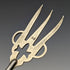 1889 British Antique Pure Silver Handle Toasting Fork Adie and Lovekin