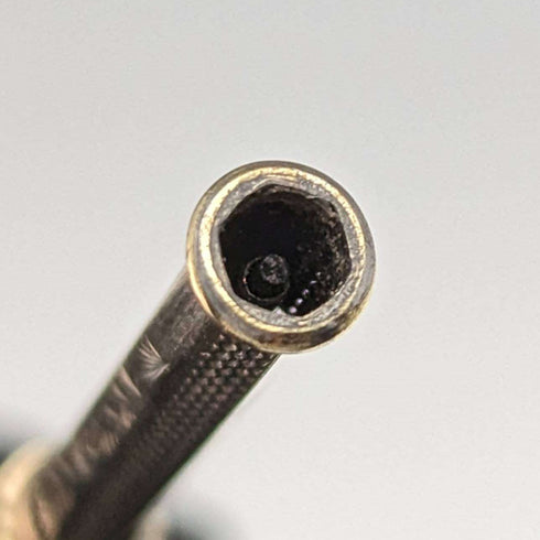 アンティーク 金張り マジックペンシル カットガラス装飾 伸縮式75-92mm