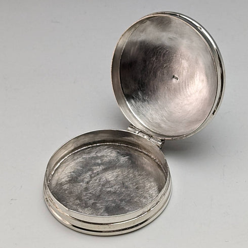 Vintage sterling silver pill case