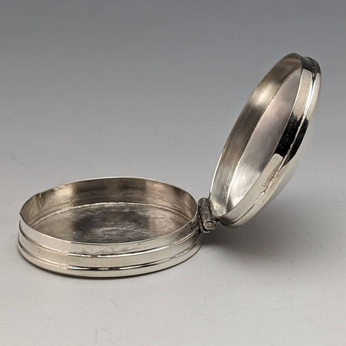 Vintage sterling silver pill case